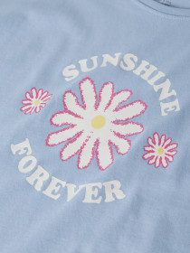 NAME IT T-shirt Vigea Chambray Blue Sunshine